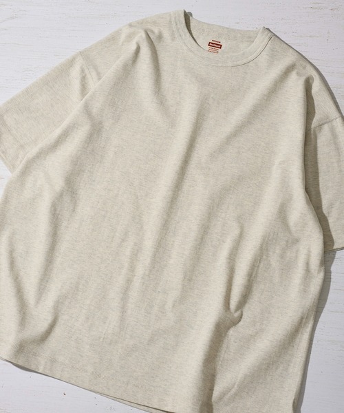 Healthknit(ヘルスニット)の「【Healthknit】Crewneck S/S Tee / クルーネック Tシャツ(Tシャツ/カットソー・メンズ・ブラック/ヘザーチャコール/ホワイト/オートミール・MEDIUM/LARGE/X-LARGE)」の4枚目の写真