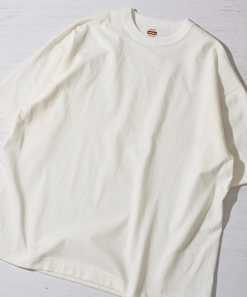 Healthknit(ヘルスニット)の「【Healthknit】Crewneck S/S Tee / クルーネック Tシャツ(Tシャツ/カットソー・メンズ・ブラック/ヘザーチャコール/ホワイト/オートミール・MEDIUM/LARGE/X-LARGE)」の1枚目の写真