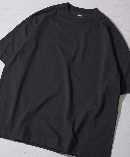 Healthknit(ヘルスニット)の「【Healthknit】Crewneck S/S Tee / クルーネック Tシャツ(Tシャツ/カットソー・メンズ・ブラック/ヘザーチャコール/ホワイト/オートミール・MEDIUM/LARGE/X-LARGE)」の2枚目の写真