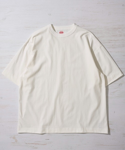 Healthknit(ヘルスニット)の「【Healthknit】Crewneck S/S Tee / クルーネック Tシャツ(Tシャツ/カットソー・メンズ・ブラック/ヘザーチャコール/ホワイト/オートミール・MEDIUM/LARGE/X-LARGE)」の5枚目の写真