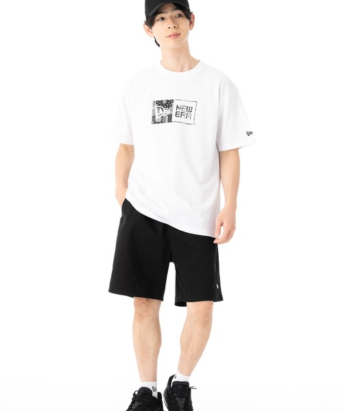 NEW ERA(ニューエラ)の「ニューエラ 半袖Tシャツ コットン ペイズリーボックスロゴ(Tシャツ/カットソー・メンズ・ホワイト/ブラック・XXL/M/S/L/XL)」の8枚目の写真