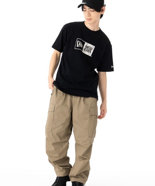 NEW ERA(ニューエラ)の「ニューエラ 半袖Tシャツ コットン ペイズリーボックスロゴ(Tシャツ/カットソー・メンズ・ホワイト/ブラック・XXL/M/S/L/XL)」の21枚目の写真