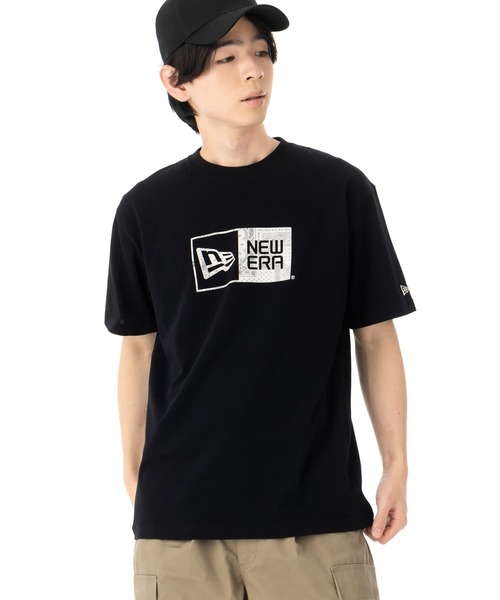 NEW ERA(ニューエラ)の「ニューエラ 半袖Tシャツ コットン ペイズリーボックスロゴ(Tシャツ/カットソー・メンズ・ホワイト/ブラック・XXL/M/S/L/XL)」の17枚目の写真