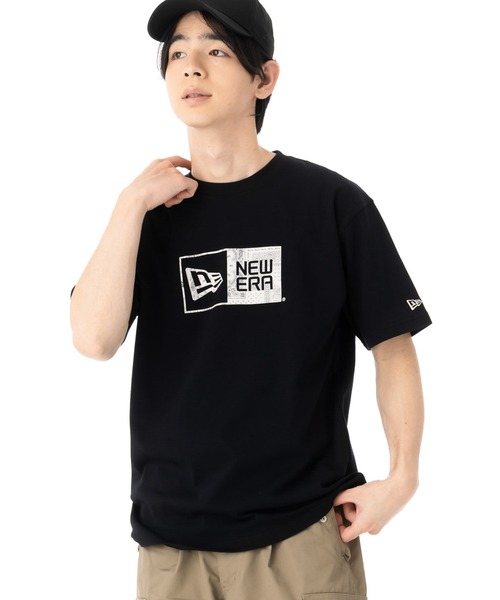 NEW ERA(ニューエラ)の「ニューエラ 半袖Tシャツ コットン ペイズリーボックスロゴ(Tシャツ/カットソー・メンズ・ホワイト/ブラック・XXL/M/S/L/XL)」の18枚目の写真
