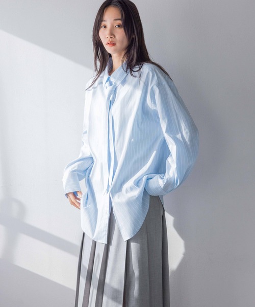 さで ネクタイシャツ 287370（シャツ/ブラウス）｜LOWRYS FARM