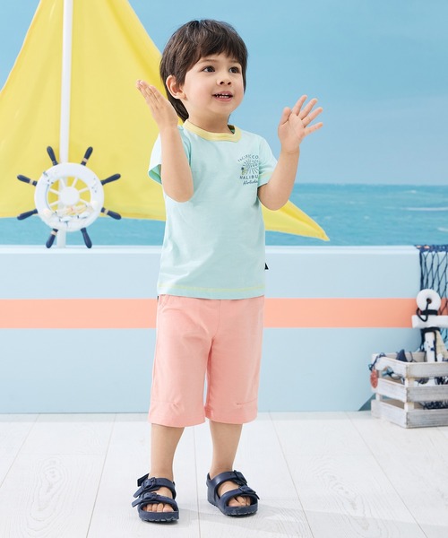 combimini（コンビミニ）の「さらクールハーフパンツ（その他パンツ・キッズ・サーモンピンク/イエロー/ブルー系その他・80/90/100/110/120）」の4枚目の写真