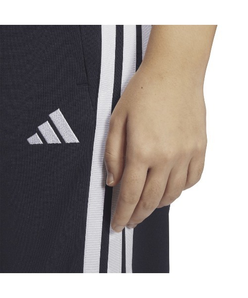 adidas(アディダス)の「アディダス adidas スリーストライプス レギュラーフィット ダブルニット トラックパンツ(その他パンツ・レディース・ブラック×ブラック/ブラック×ホワイト/ブルー系その他・S/M/L/XL)」の11枚目の写真