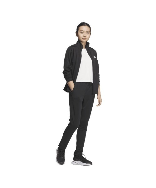 adidas(アディダス)の「アディダス adidas スリーストライプス レギュラーフィット ダブルニット トラックパンツ(その他パンツ・レディース・ブラック×ブラック/ブラック×ホワイト/ブルー系その他・S/M/L/XL)」の14枚目の写真