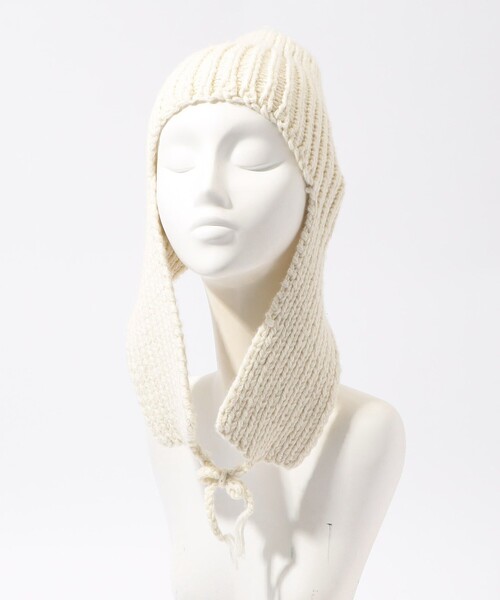 TOMORROWLAND （トゥモローランド）の「MAYDI BAUTI リブニット ビーニー（ニットキャップ/ビーニー・レディース・ホワイト・FREE）」の5枚目の写真