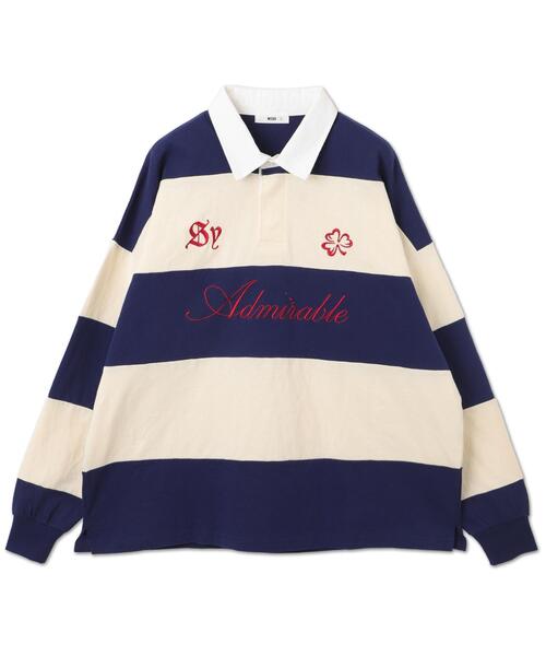 WEGO（ウィゴー）の「WEGO/グラフィックラガーシャツ（Tシャツ/カットソー・メンズ・ブラック/オフホワイト・MEDIUM/LARGE）」の21枚目の写真