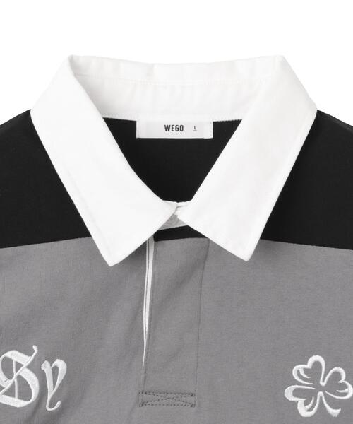 WEGO（ウィゴー）の「WEGO/グラフィックラガーシャツ（Tシャツ/カットソー・メンズ・ブラック/オフホワイト・MEDIUM/LARGE）」の18枚目の写真