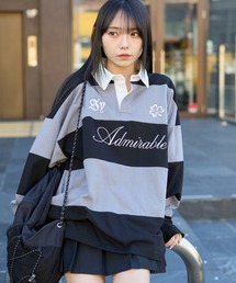 WEGO | WEGO/【25年春夏新作】グラフィックラガーシャツ(Tシャツ/カットソー)