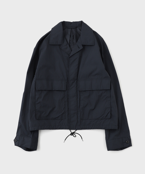 EDIFICE(エディフィス)の「Product Twelve (プロダクトトゥエルブ) Cropped Utility Shirt 25SS-PHS01(シャツ/ブラウス・メンズ・ブラック・2/3)」の1枚目の写真