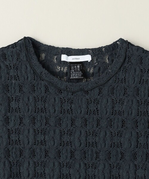 セール】＜ASTRAET＞ レース クルーネックTシャツ（Tシャツ