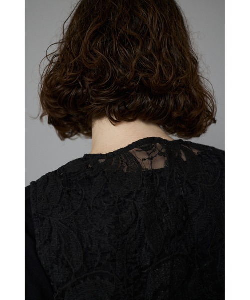 lace vest レースベスト（ベスト）｜HeRIN.CYE（ヘリンドット