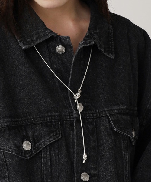 ROOPTOKYO(ループトウキョウ)の「OKUOKU 0909/オクオク ループタイ ネックレスループタイ ネックレス oku-necklace-00414 メンズ 夏物 夏服(ネックレス・メンズ・ゴールド系2/シルバー系5/シルバー系3/シルバー系6/ゴールド系3/ゴールド系1/シルバー系4/ゴールド系6/ゴールド系5/シルバー系1/ゴールド系4・FREE)」の5枚目の写真