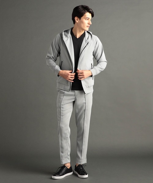 MONSIEUR NICOLE（ムッシュニコル）の「レノクロス フードブルゾン（その他アウター・メンズ・ネイビー/グレー・SMALL/MEDIUM/LARGE/X-LARGE）」の15枚目の写真