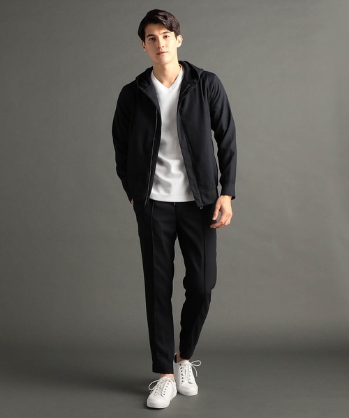 MONSIEUR NICOLE（ムッシュニコル）の「レノクロス フードブルゾン（その他アウター・メンズ・ネイビー/グレー・SMALL/MEDIUM/LARGE/X-LARGE）」の14枚目の写真