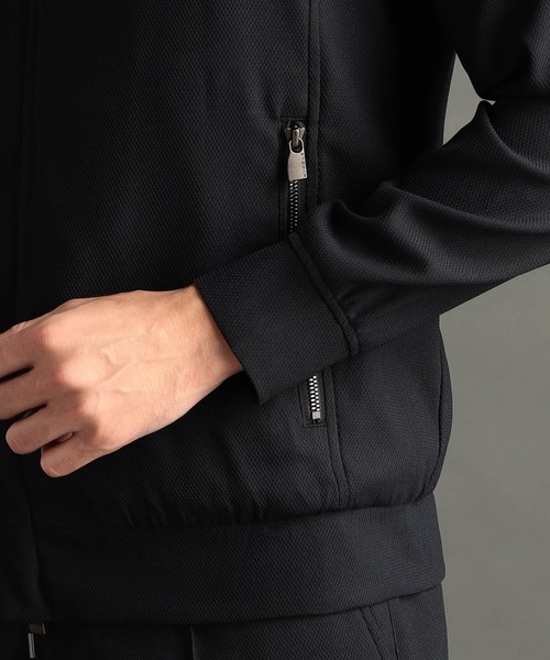 MONSIEUR NICOLE（ムッシュニコル）の「レノクロス フードブルゾン（その他アウター・メンズ・ネイビー/グレー・SMALL/MEDIUM/LARGE/X-LARGE）」の9枚目の写真