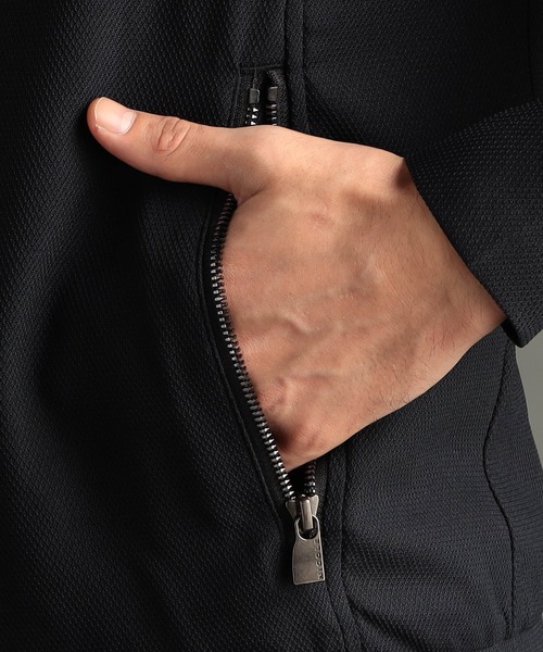 MONSIEUR NICOLE（ムッシュニコル）の「レノクロス フードブルゾン（その他アウター・メンズ・ネイビー/グレー・SMALL/MEDIUM/LARGE/X-LARGE）」の8枚目の写真