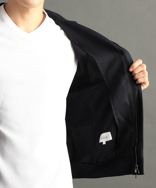 MONSIEUR NICOLE（ムッシュニコル）の「レノクロス フードブルゾン（その他アウター・メンズ・ネイビー/グレー・SMALL/MEDIUM/LARGE/X-LARGE）」の5枚目の写真