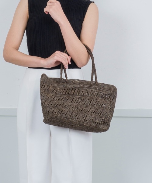 Rabarny　ラフィアバッグ　新品タグ付き セール】【Rabarany】かごバッグ ラフィア素材 トートバッグ