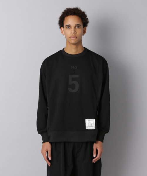 NUMERALS（ヌメラルズ）の「【NUMERALS】フハク切り替えスウェット（スウェット・メンズ・ブラック/オフホワイト・SMALL/MEDIUM/LARGE）」の9枚目の写真