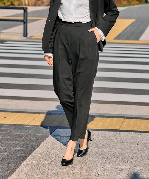 FOUND GOOD（ファウンドグッド）の「O/TRテーパードパンツ（その他パンツ・レディース・ピンク系2/グリーン系2/グレー系5/アイボリー/ネイビー/ブラック・XL/L/M/S）」の7枚目の写真