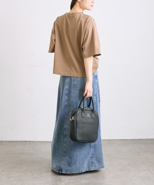 PUAL CE CIN（ピュアルセシン）の「【WEB限定】リバースロゴT（Tシャツ/カットソー・レディース・オフホワイト/キャメル/チャコールグレー・FREE）」の16枚目の写真