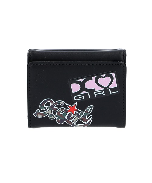 X-girl(エックスガール)の「STICKER MINI WALLET(財布・レディース・ブラック/ブルー・ONE SIZE)」の5枚目の写真