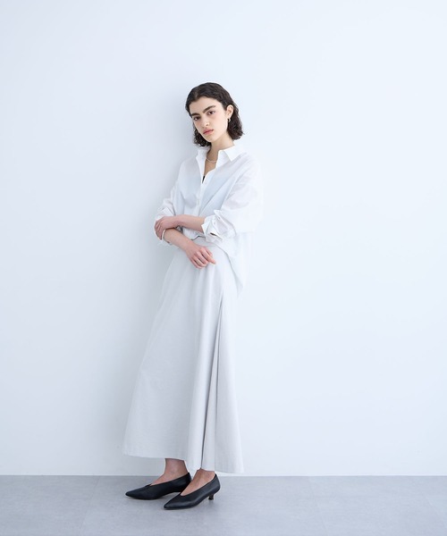 N.O.R.C（ノーク）の「コンフォータブルシャツ（シャツ/ブラウス・レディース・オフホワイト/ブルー/ネイビー/サックスブルー・フリー）」の11枚目の写真