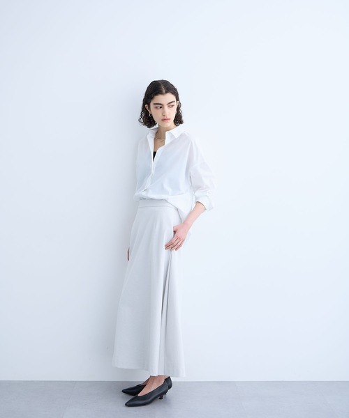 N.O.R.C（ノーク）の「コンフォータブルシャツ（シャツ/ブラウス・レディース・オフホワイト/ブルー/ネイビー/サックスブルー・フリー）」の9枚目の写真