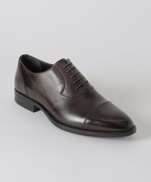 BLACK LABEL CRESTBRIDGE(ブラックレーベル・クレストブリッジ)の「アンティークレザーサイドエラスティックストレートチップ(ドレスシューズ・メンズ・ブラック/ダークブラウン・25.5cm/26.5cm/25.0cm/26.0cm/27.0cm)」の8枚目の写真