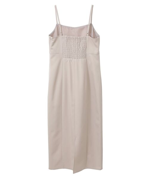 earth music&ecology（アースミュージックアンドエコロジー）の「SET2点フリルボレロ＋ナローワンピース（ドレス・レディース・ブラック/ライトベージュ・M/S）」の10枚目の写真