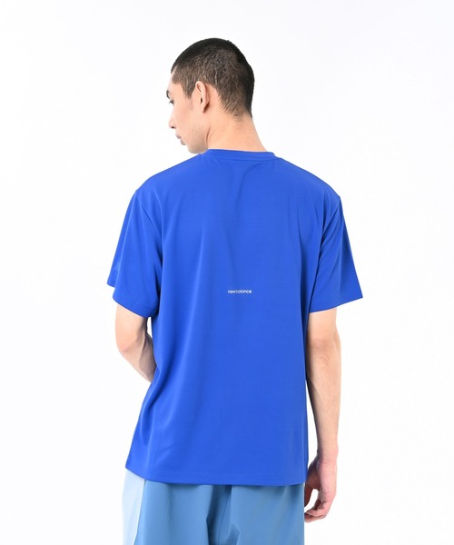 NEW BALANCE(ニューバランス)の「パフォーマンスファンクションTシャツ(Tシャツ/カットソー・メンズ・オフホワイト/ブルー/ローズ/ブラック・SMALL/MEDIUM/LARGE/X-LARGE/XX-LARGE)」の16枚目の写真
