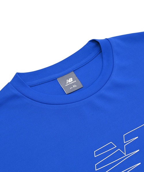 NEW BALANCE(ニューバランス)の「パフォーマンスファンクションTシャツ(Tシャツ/カットソー・メンズ・オフホワイト/ブルー/ローズ/ブラック・SMALL/MEDIUM/LARGE/X-LARGE/XX-LARGE)」の20枚目の写真