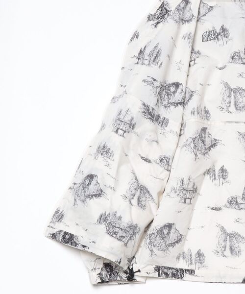 THE NORTH FACE(ザノースフェイス)の「ザ ノース フェイス THE NORTH FACE Novelty Compact Jacket_ノベルティコンパクトジャケット(ナイロンジャケット・メンズ・ホワイト×ブラック・L/LL/S/M)」の3枚目の写真