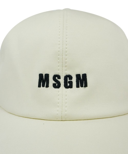 MSGM（エムエスジーエム）の「【NEW】アイコニックミニロゴ ベースボールキャップ（キャップ・メンズ・グリーン/ブラック/オフホワイト・FREE）」の6枚目の写真