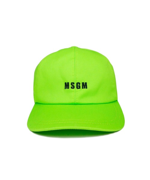 MSGM（エムエスジーエム）の「【NEW】アイコニックミニロゴ ベースボールキャップ（キャップ・メンズ・グリーン/ブラック/オフホワイト・FREE）」の10枚目の写真