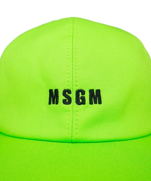 MSGM（エムエスジーエム）の「【NEW】アイコニックミニロゴ ベースボールキャップ（キャップ・メンズ・グリーン/ブラック/オフホワイト・FREE）」の12枚目の写真