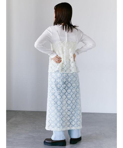 ehka sopo(エヘカソポ)の「2WAYクルーネックカットソー(Tシャツ/カットソー・レディース・オフホワイト/ミント/ブラック・F)」の9枚目の写真