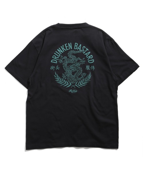 ROTAR(ローター)の「DRUNKEN BASTARD Tee(Tシャツ/カットソー・メンズ・オレンジ系その他/ブラック/ライトブルー/ホワイト系その他・SMALL/MEDIUM/LARGE/X-LARGE)」の14枚目の写真