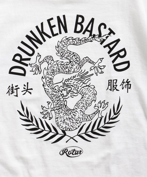 ROTAR(ローター)の「DRUNKEN BASTARD Tee(Tシャツ/カットソー・メンズ・オレンジ系その他/ブラック/ライトブルー/ホワイト系その他・SMALL/MEDIUM/LARGE/X-LARGE)」の20枚目の写真