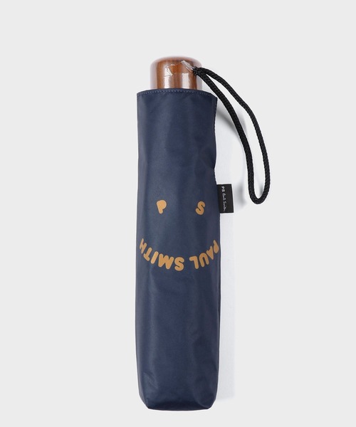 晴雨兼用】'Happy' プリント 折りたたみ傘 / 155651 ECFUB（折りたたみ