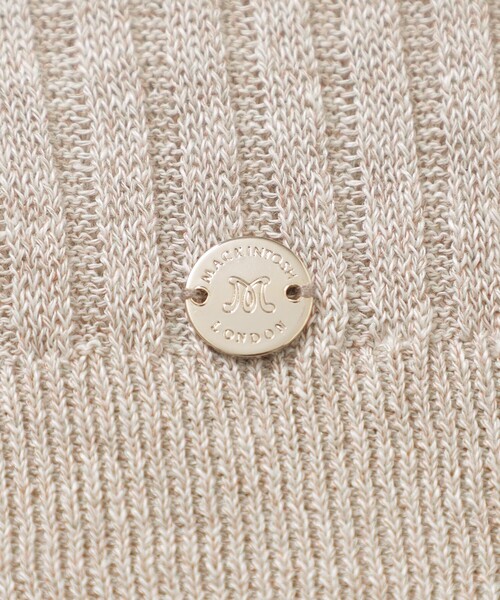 MACKINTOSH LONDON（マッキントッシュ ロンドン）の「ラスターリネンニットプルオーバー（Tシャツ/カットソー・レディース・イエロー/ブラック/ベージュ・38）」の11枚目の写真