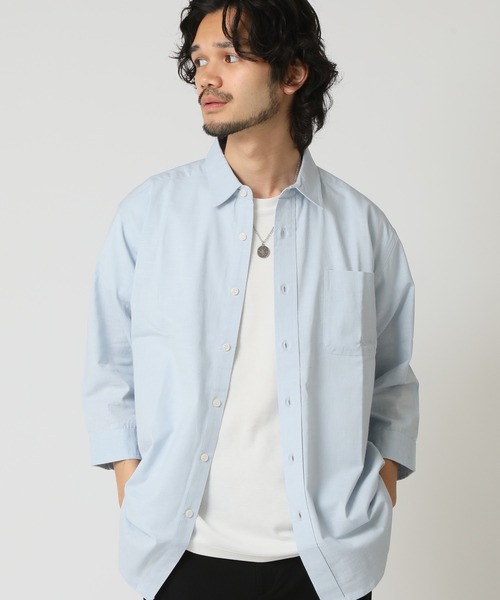 ARCADE（アーケード）の「通気性、吸水性の良い 7分袖 インド綿100％ コットン半端袖シャツ Retrievers Club（シャツ/ブラウス・メンズ・ブルー/ホワイト/ベージュ/ネイビー/オレンジ・M/L/LL）」の11枚目の写真