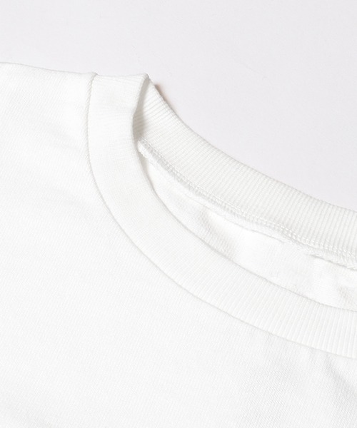 coca(coca)(コカ)の「フットボールロゴロングTシャツ(Tシャツ/カットソー・レディース・グレー/ホワイト・M/L/S)」の11枚目の写真