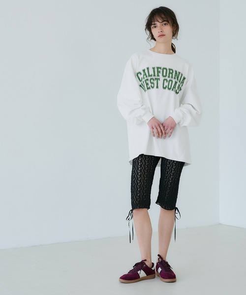 セール】フットボールロゴロングTシャツ（Tシャツ/カットソー）｜coca 