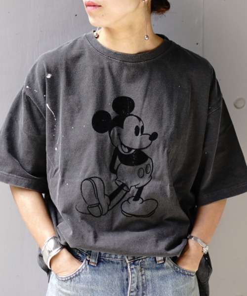 GOOD ROCK SPEED (グッドロックスピード) 別注ペインティングミッキーTシャツ