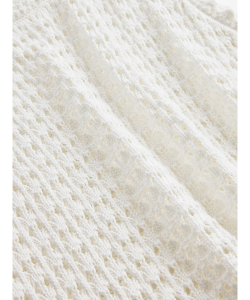 GAP（ギャップ）の「コットン100% クロシェ タンクトップ（ニット/セーター・レディース・オフホワイト/ブルー/ブラック・L/S/XS/M/XXS/XL）」の9枚目の写真